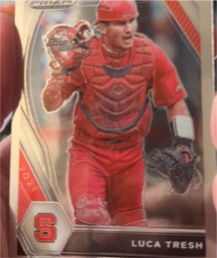 2021 Panini Prizm Draft Picks #PDP214 Luca Tresh — front