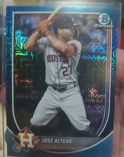 2025 Bowman Chrome #63 Jose Altuve — front