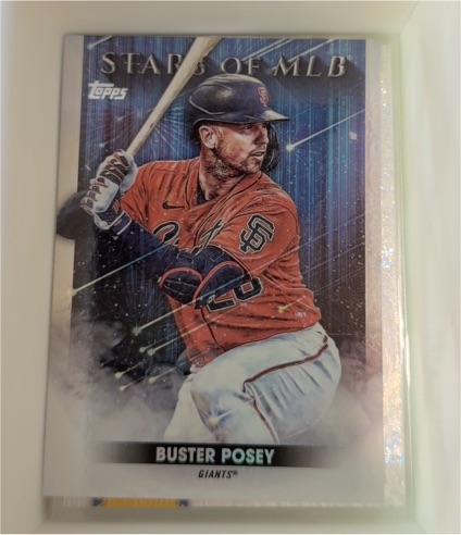 2022 Topps Series 1 Stars of MLB #SMLB-18 Buster Posey — front