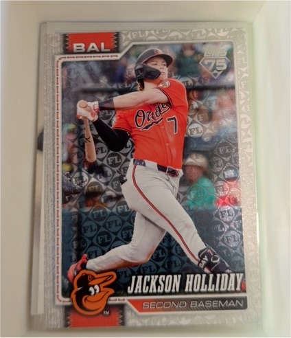 2026 Topps Series 1 #92 Jackson Holliday Diamante Foil Baltimore Orioles — front