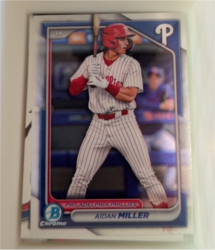 2024 Bowman Chrome #BDC-115 Aidan Miller — front