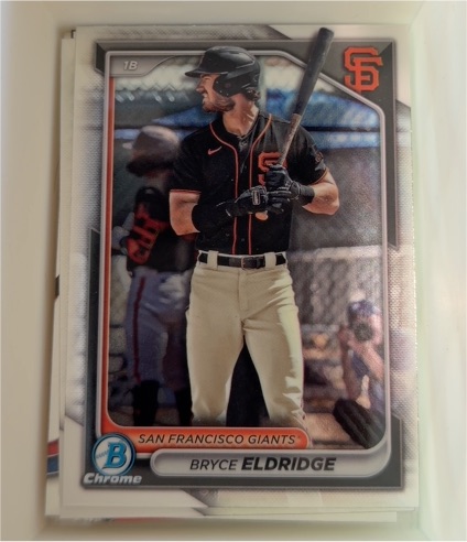 2024 Bowman Draft Chrome #BDC-48 Bryce Eldridge — front