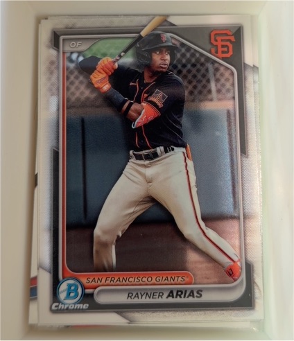 2024 Bowman Draft Chrome #BDC-189 Rayner Arias — front