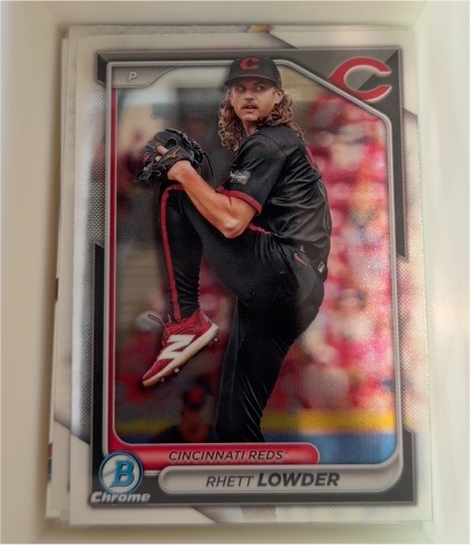 2024 Bowman Draft Chrome #BDC-23 Rhett Lowder — front