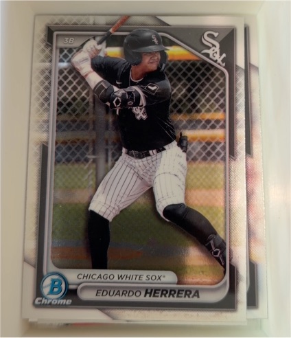 2024 Bowman Draft Chrome #BDC-179 Eduardo Herrera — front