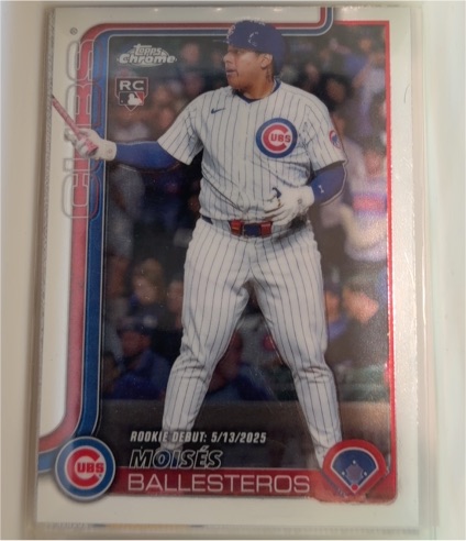 2025 Topps Chrome Update Series #USC7 Moisés Ballesteros — front