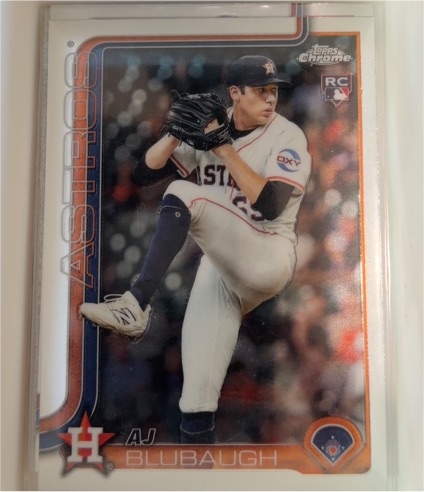 2025 Topps Chrome Update #USC163 AJ Blubaugh — front