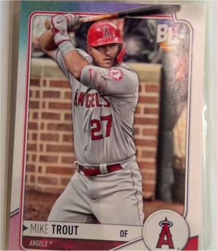 2024 Bowman #19 Mike Trout — front