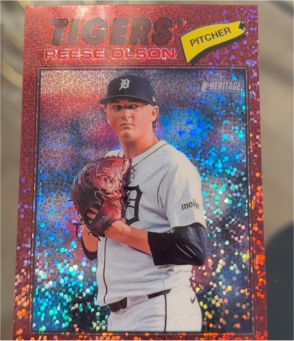 2026 Topps Heritage #71 Reese Olson — front