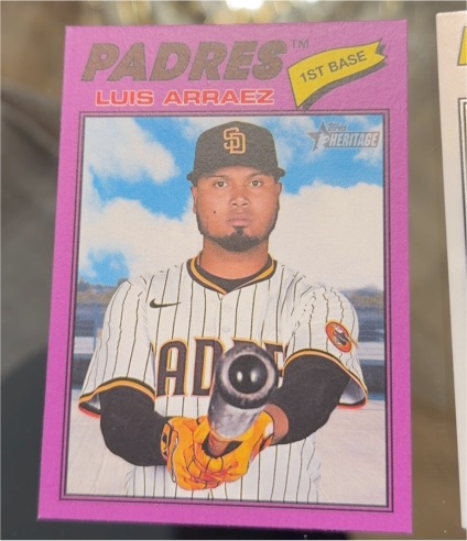 2026 Topps Heritage #293 Luis Arraez — front