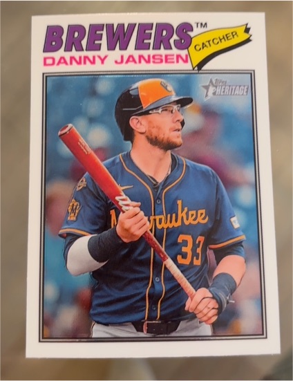 2026 Topps Heritage #347 Danny Jansen — front