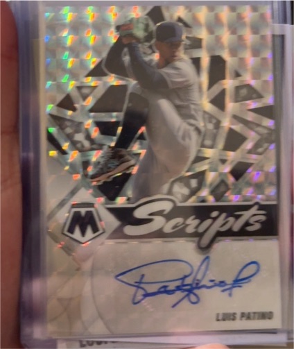 2022 Panini Mosaic Scripts #SC-LP Luis Patino — front