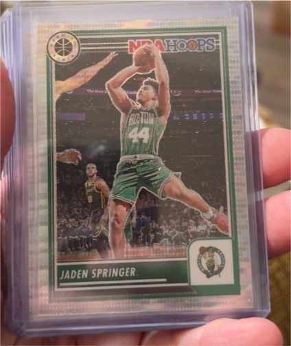 2023-24 Panini NBA Hoops Premium Stock #261 Jaden Springer — front