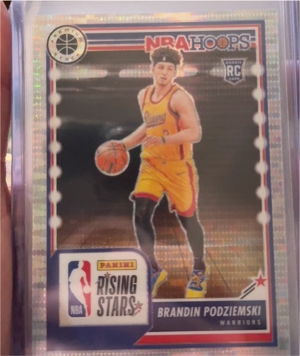 2023-24 Panini NBA Hoops Premium Stock #297 Brandin Podziemski — front