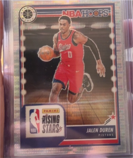 2023-24 Panini NBA Hoops Premium Stock Rising Stars #299 Jalen Duren — front