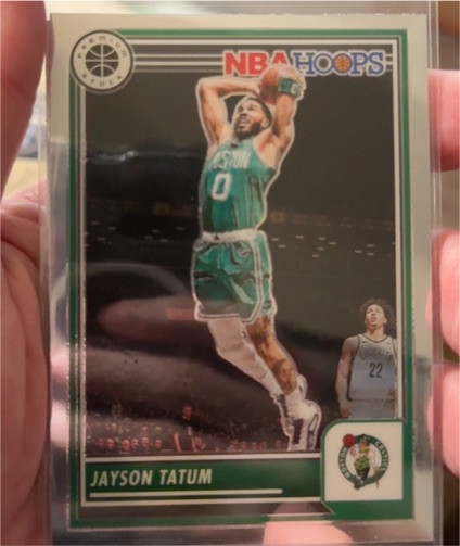 2023-24 Panini NBA Hoops Premium Stock #265 Jayson Tatum — front