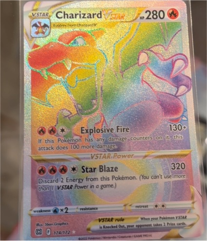 2022 Pokémon TCG Brilliant Stars #174 Charizard VSTAR — front