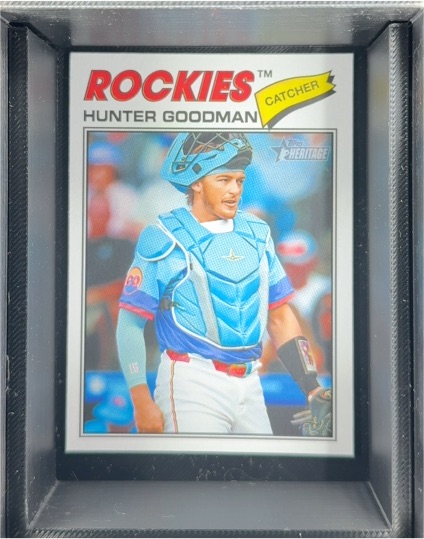 2026 Topps Heritage #346 Hunter Goodman — front