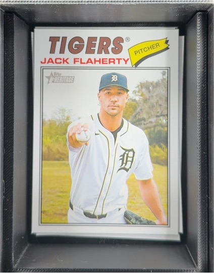 2026 Topps Heritage #204 Jack Flaherty — front