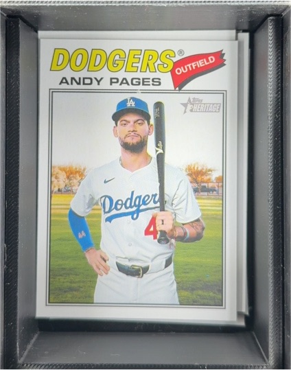 2026 Topps Heritage #235 Andy Pages — front