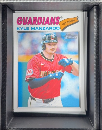 2026 Topps Heritage #133 Kyle Manzardo — front