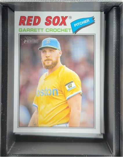 2026 Topps Heritage #23 Garrett Crochet — front