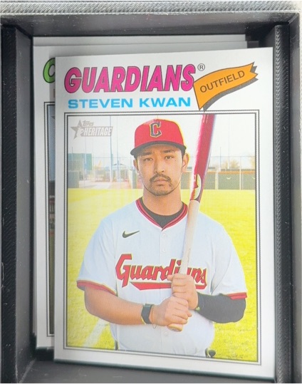 2026 Topps Heritage #139 Steven Kwan — front