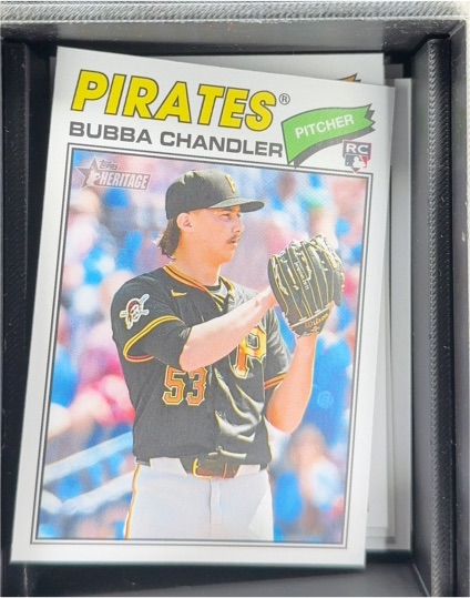 2026 Topps Heritage #265 Bubba Chandler — front