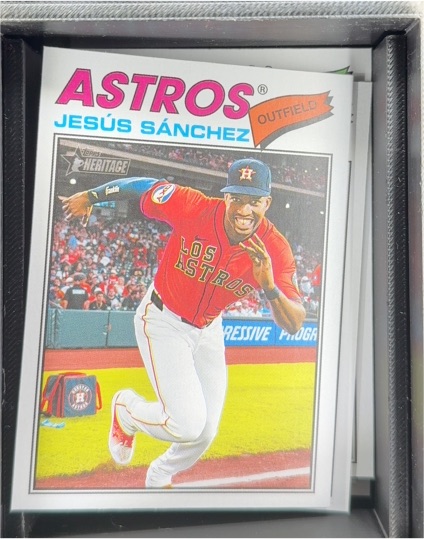 2026 Topps Heritage #176 Jesús Sánchez — front