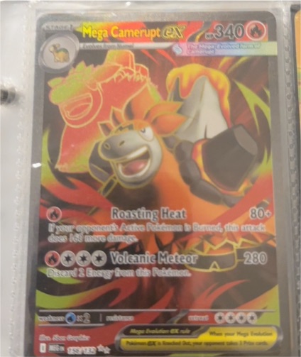 2016 Pokémon Mega Evolutions #156 Mega Camerupt GX — front