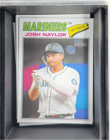 2026 Topps Heritage #129 Josh Naylor — front