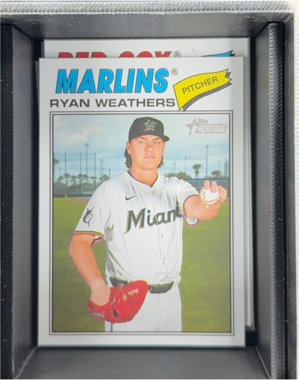 2026 Topps Heritage #307 Ryan Weathers — front