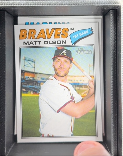2026 Topps Heritage #194 Matt Olson — front
