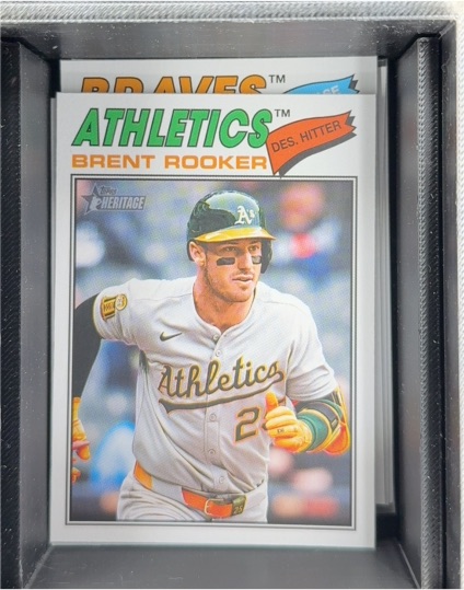 2026 Topps Heritage #103 Brent Rooker Athletics — front