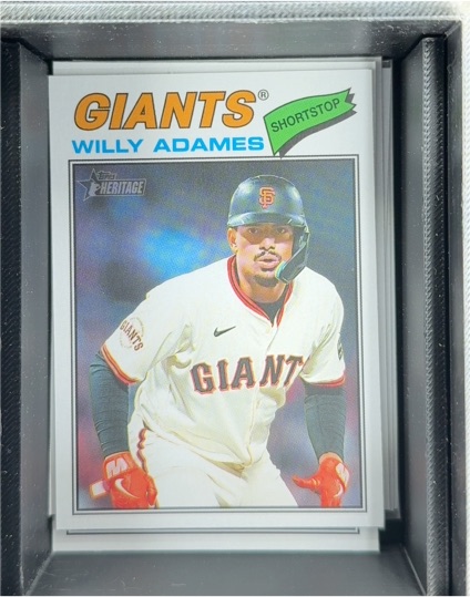 2026 Topps Heritage #327 Willy Adames — front