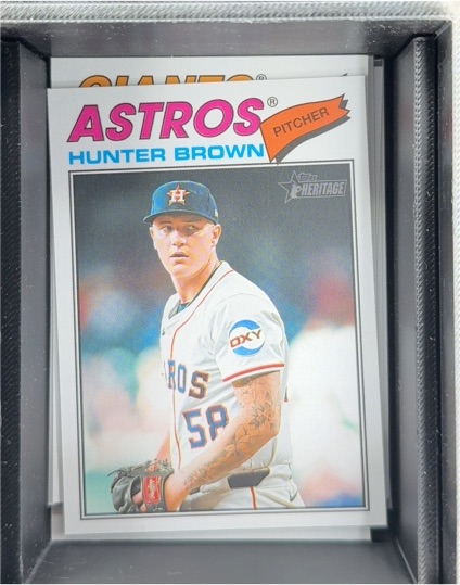 2026 Topps Heritage #170 Hunter Brown — front