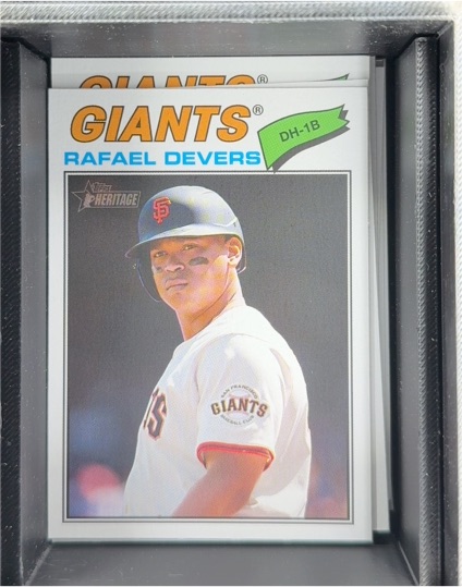 2026 Topps Heritage #62 Rafael Devers — front