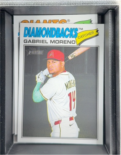 2026 Topps Heritage #361 Gabriel Moreno — front