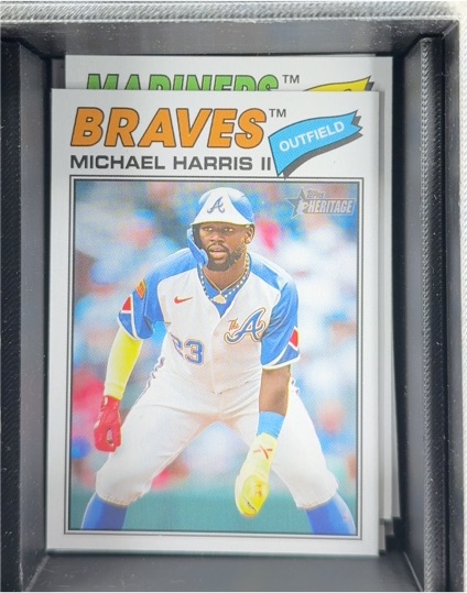 2026 Topps Heritage #342 Michael Harris II — front