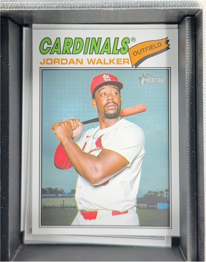 2026 Topps Heritage #399 Jordan Walker — front