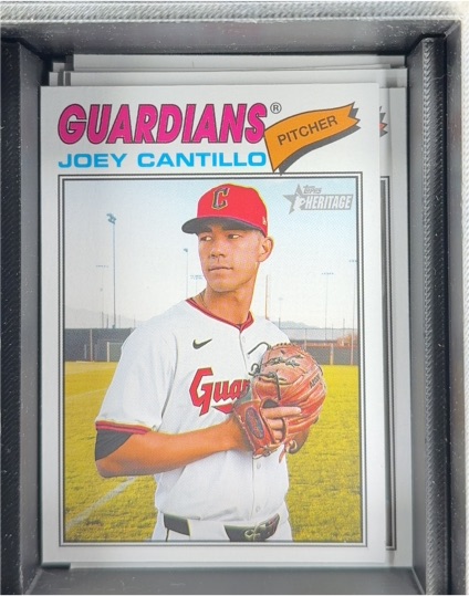 2026 Topps Heritage #251 Joey Cantillo — front