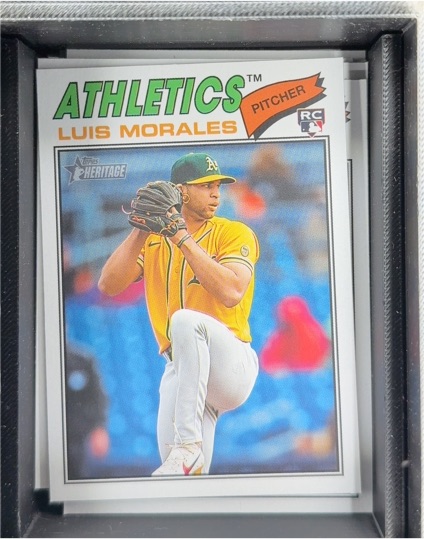 2026 Topps Heritage #67 Luis Morales — front