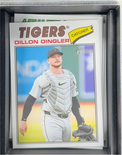 2026 Topps Heritage #73 Dillon Dingler — front