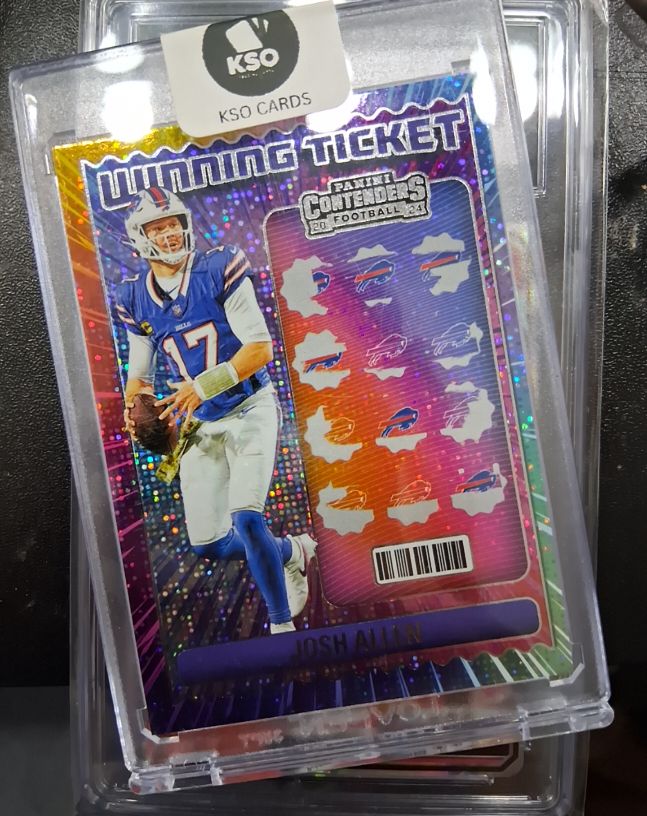 2024 Panini Contenders Winning Ticket #7 Josh Allen — front