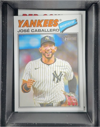 2026 Topps Heritage #328 José Caballero — front