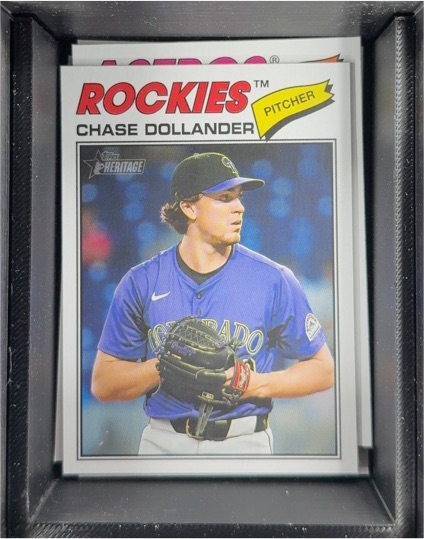 2026 Topps Heritage #91 Chase Dollander — front