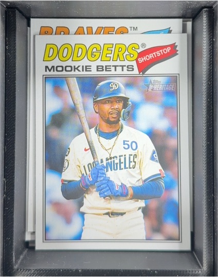 2026 Topps Heritage #12 Mookie Betts — front