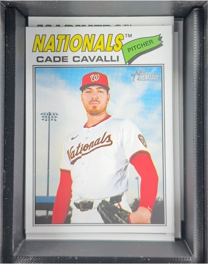 2026 Topps Heritage #68 Cade Cavalli — front
