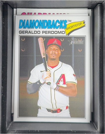 2026 Topps Heritage #216 Geraldo Perdomo — front