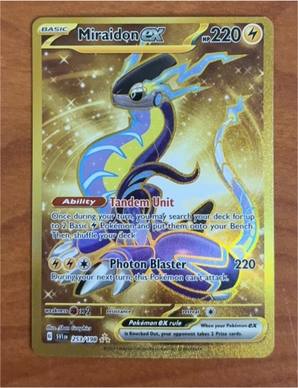 2022 Pokémon Scarlet & Violet SV01 #253 Miraidon ex — front